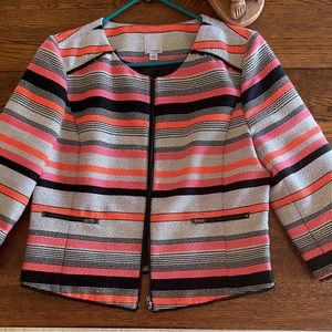 Halogen Multicolor Striped Blazer